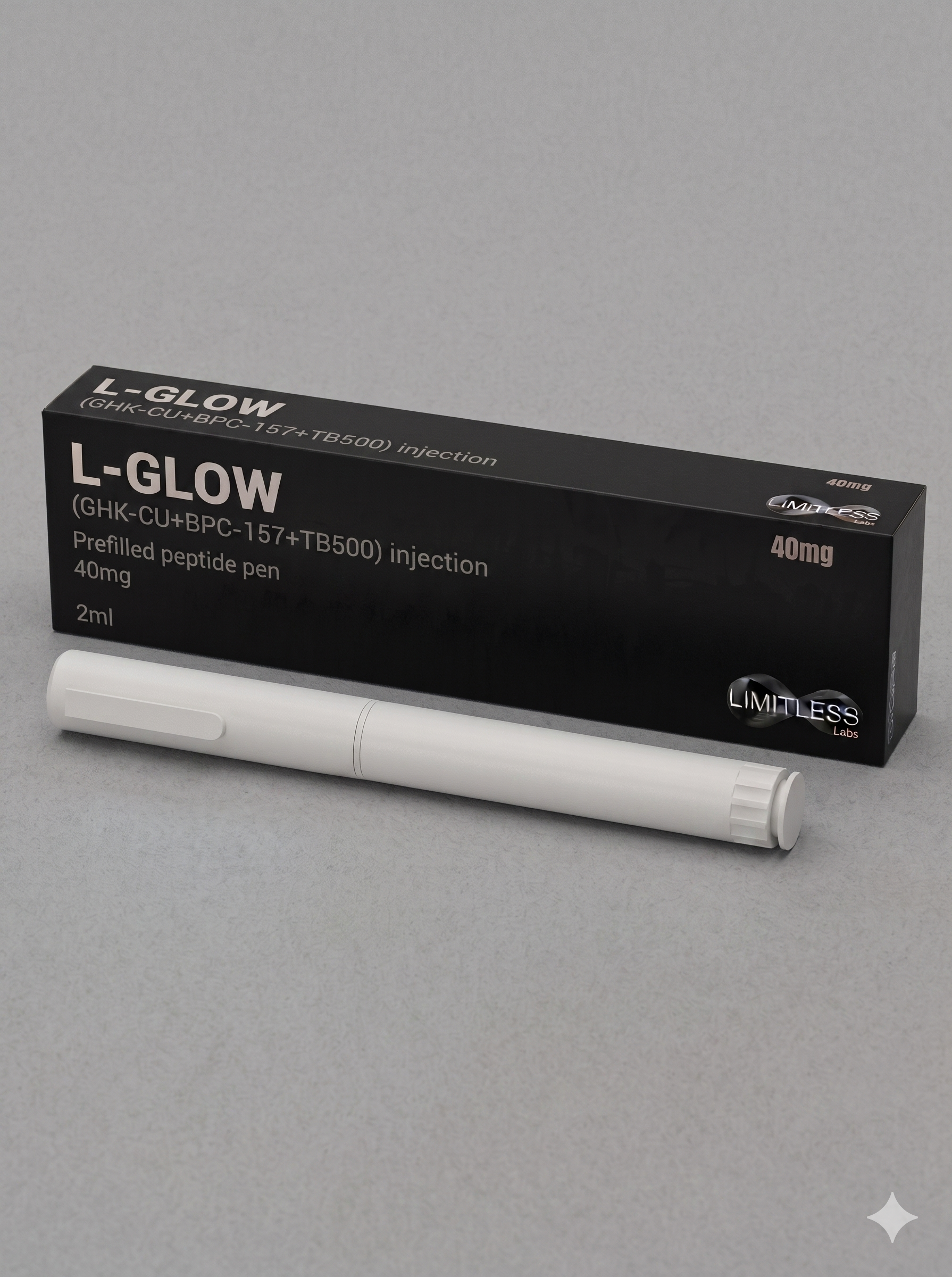 L-GLOW (GHK-CU + BPC157 + TB500 30/5/5mg) Pen