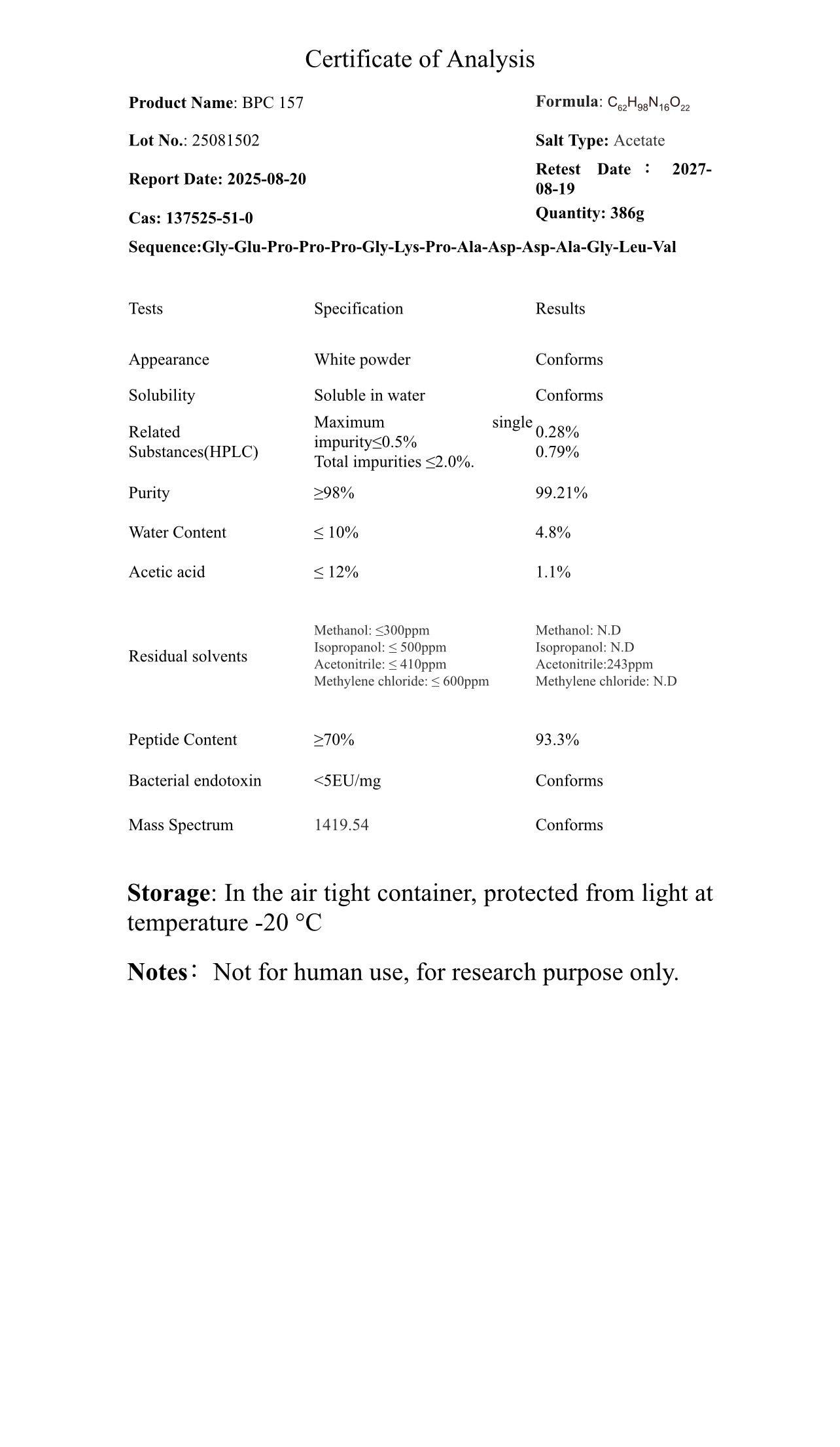 BPC-157 + TB500 20mg+20mg pen