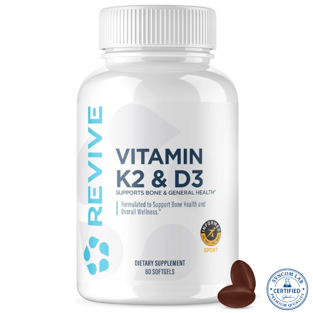 Revive Vitamin K2 &amp; D3 – Bone &amp; General Health Support