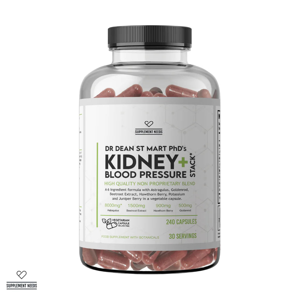 KIDNEY AND BLOOD PRESSURE STACK - 240 CAPSULES