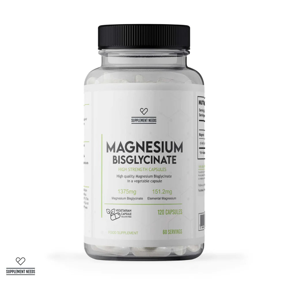 MAGNESIUM BISGLYCINATE - 120 CAPSULES