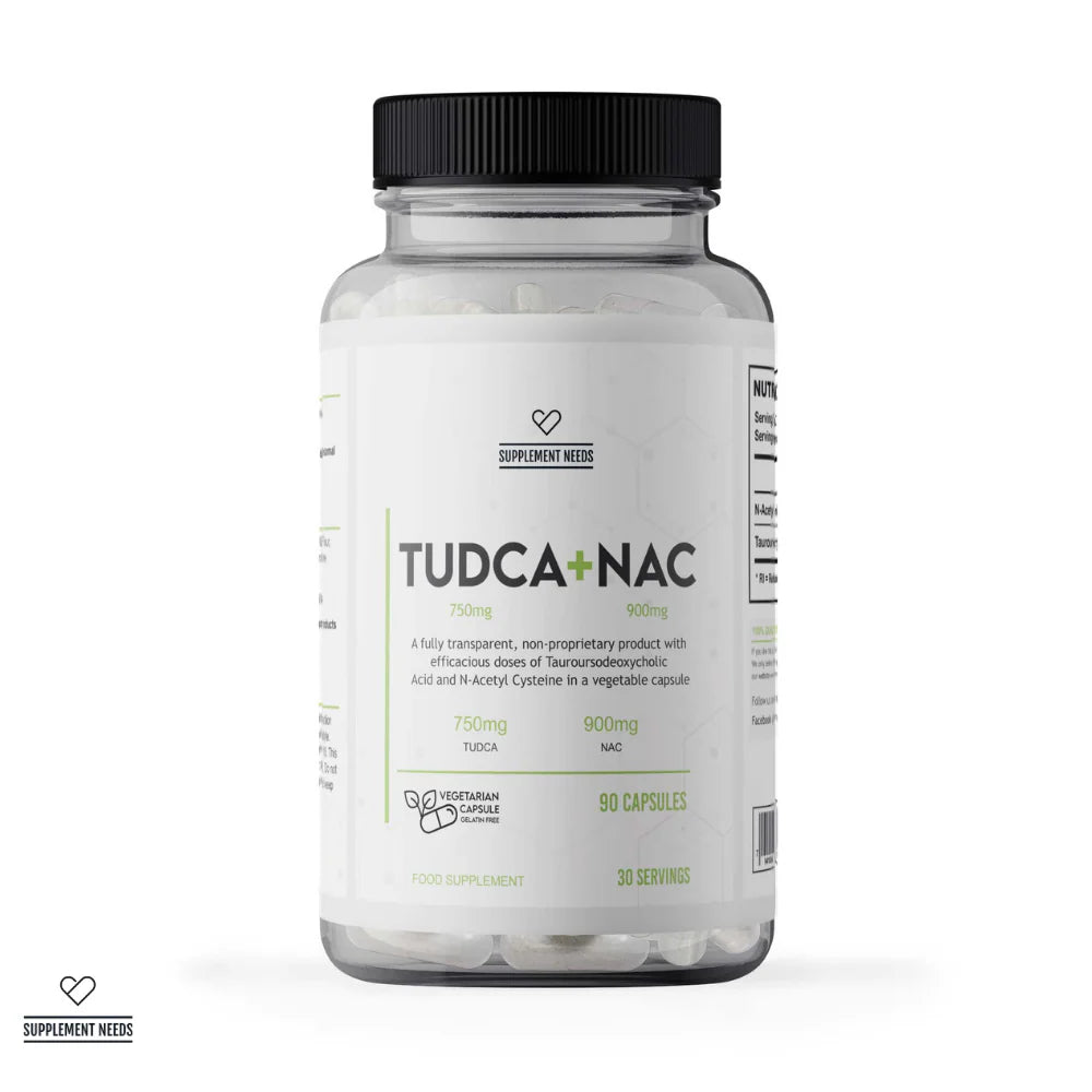 TUDCA 750MG AND NAC 900MG - 30 SERVINGS