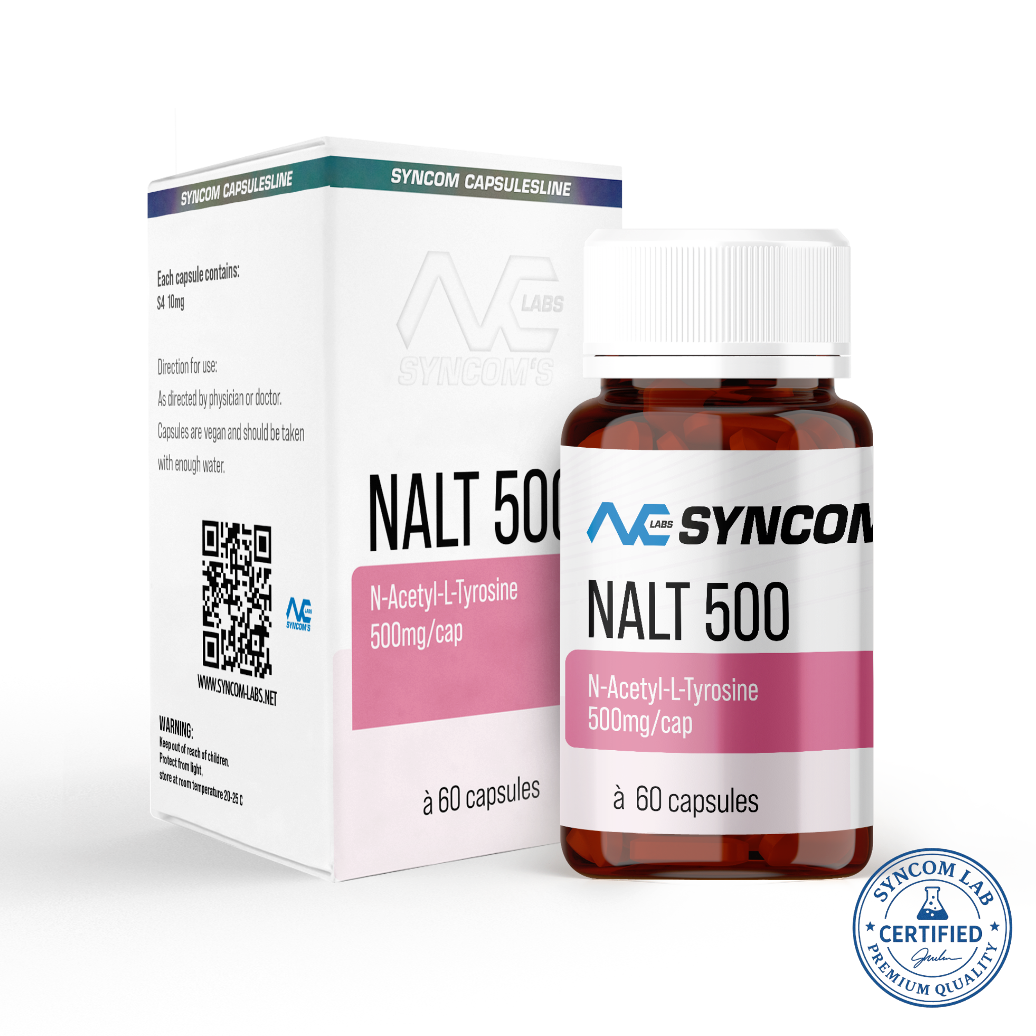 NALT 500 (N-Acetyl L-Tyrosine) CAPSULES