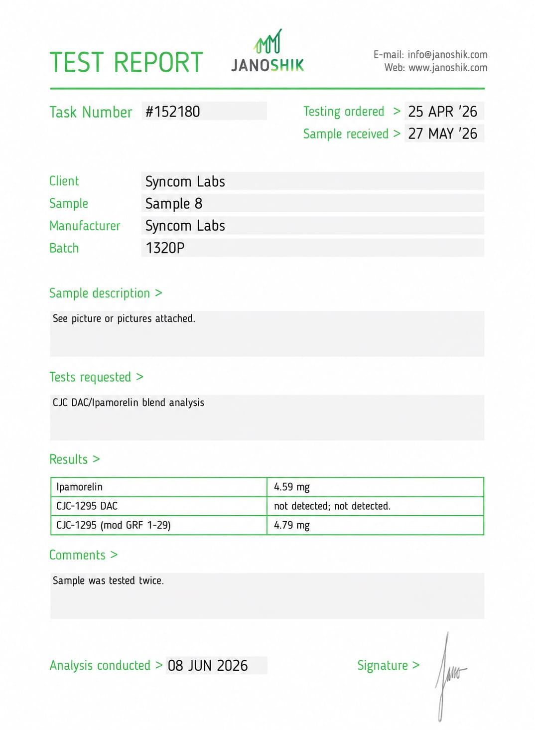 CJC + IPAMORELIN 10mg