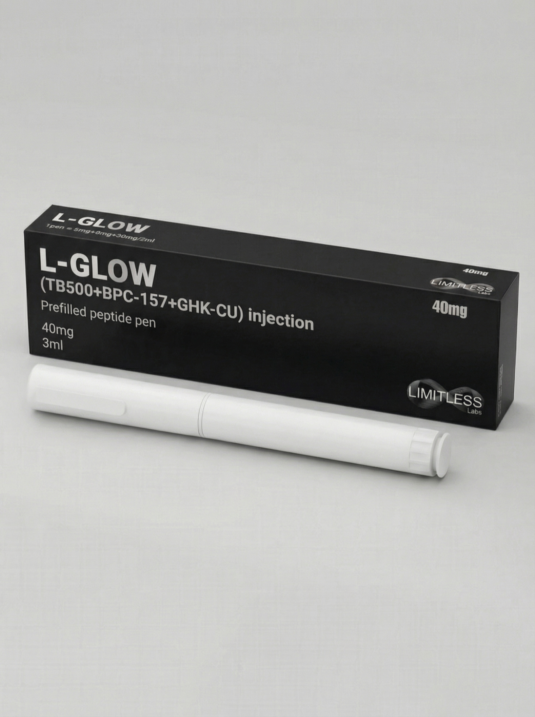 L-GLOW (BPC157 + TB500 + GHKCU) pen