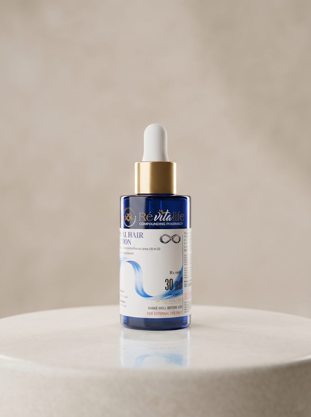 Topical hair serum RU58841 + GHK-CU 30ml