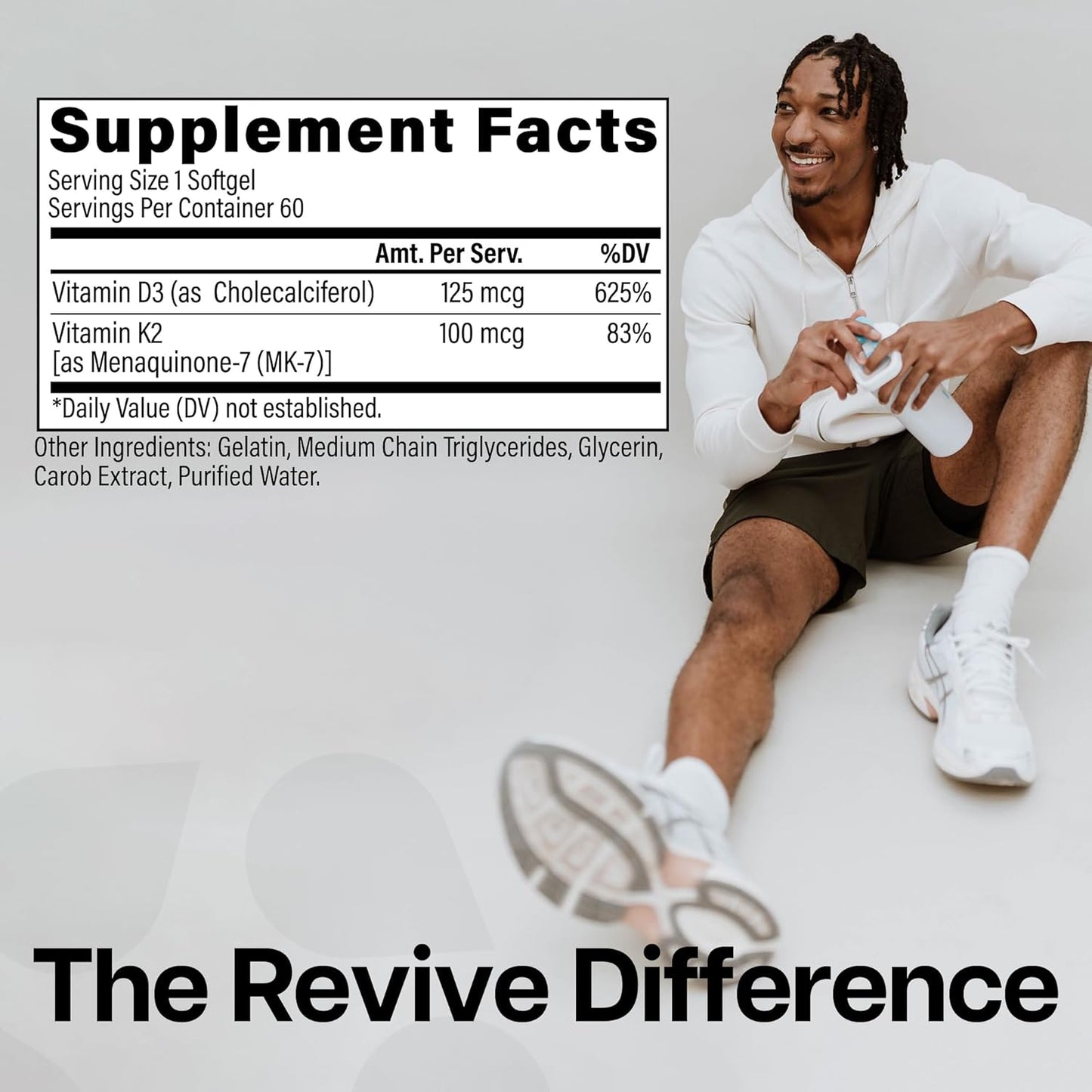 Revive Vitamin K2 &amp; D3 – Bone &amp; General Health Support